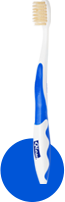 큐린 칫솔 블루 색상